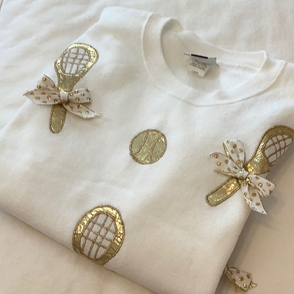 Super Cute Vintage Tennis Sweatshirt